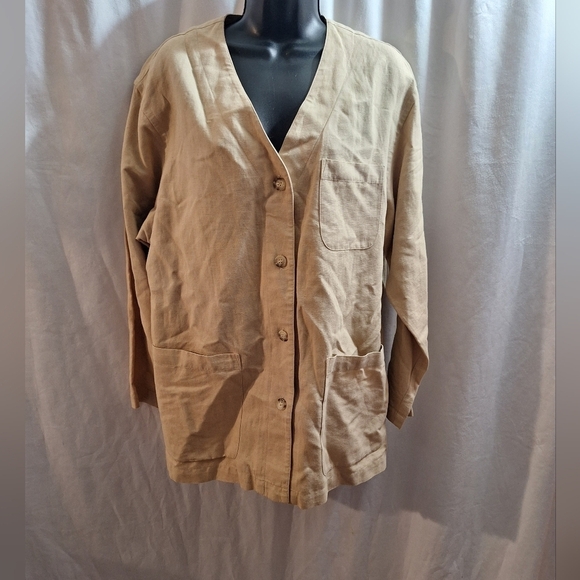 Talbots blazer coat with pockets petite medium - Picture 1 of 7